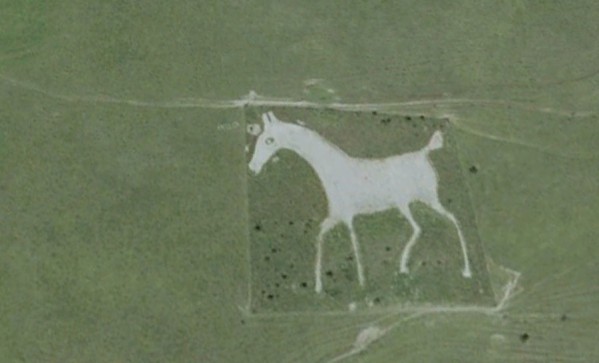 The white horse in Alton Barnes, 1812 year