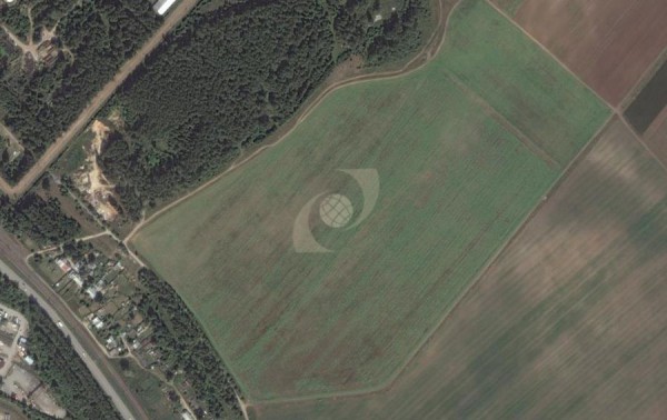 Mysterious pattern on the field to the East of the neighborhood Koltsovo, Ekaterinburg