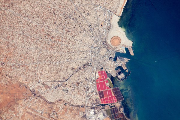 The port of Sfax in Tunisia