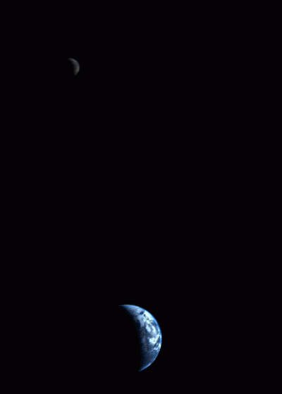 Земля и Луна, сентябрь 1977 г.
