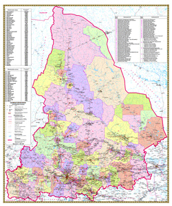Муниципальные образования Свердловской области с границами